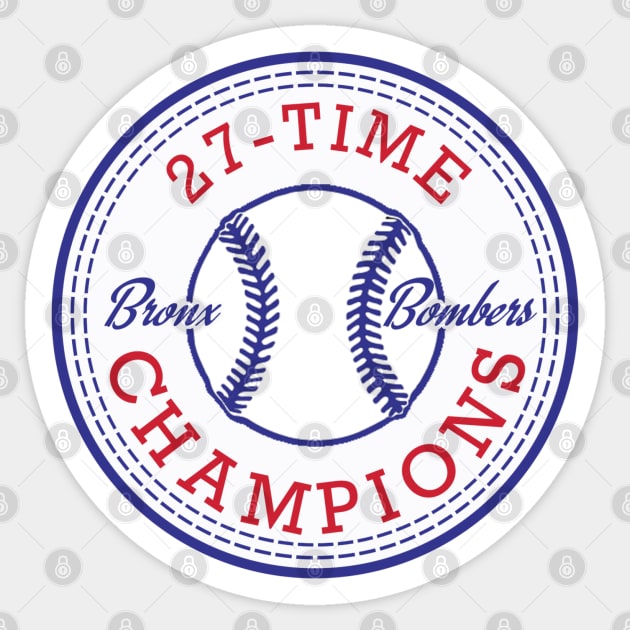 27-Time Champion All-Star Sticker by PopCultureShirts